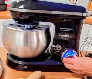 Batidora Amasadora Briebe Inoxidable 5L 1300-1800W