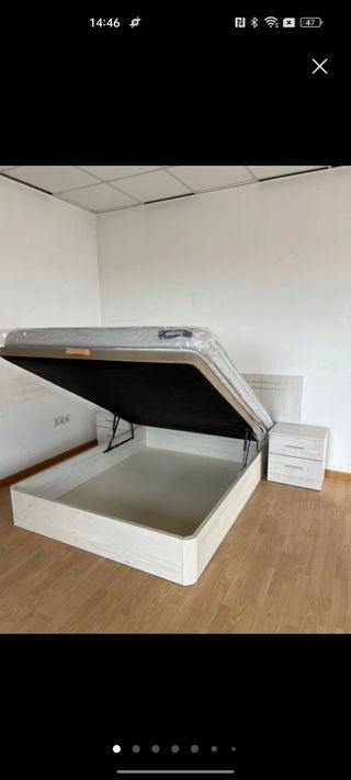 Canapé abatible y colchón