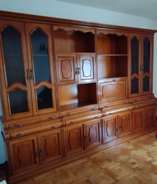 Mueble salón madera maciza