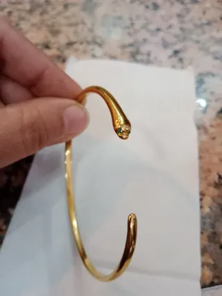 Pulsera Cartier Baño Oro 18K con Esmeraldas