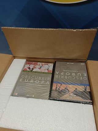 nuevo precintado, ITINERARIOS CULTURALES EUROPEOS. LAS GRANDES RUTAS DE EUROPA. 6 VOL. + 15 DVD