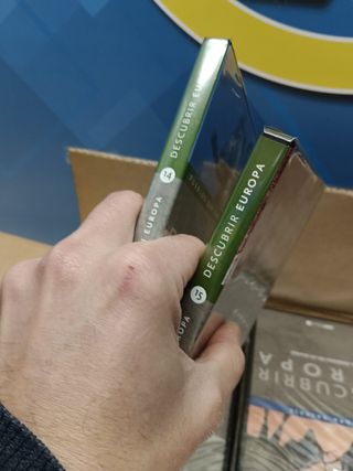 nuevo precintado, ITINERARIOS CULTURALES EUROPEOS. LAS GRANDES RUTAS DE EUROPA. 6 VOL. + 15 DVD