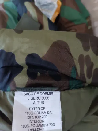 Saco de dormir con estampado (Altus 800S)