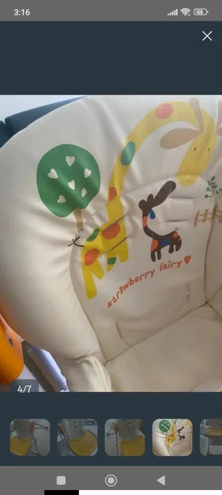 Trona de bebé Pod con bandeja