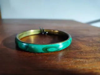 Pulsera Malachite y Pendientes