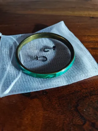 Pulsera Malachite y Pendientes