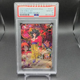 PSA 10 SON GOKU GT UGM9-SEC4 DRAGON BALL HEROES JP