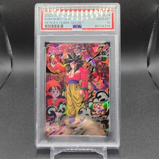 PSA 10 SON GOKU GT UGM9-SEC4 DRAGON BALL HEROES JP