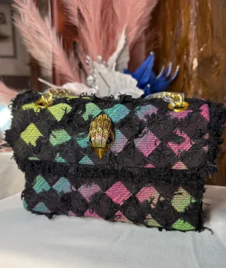 Bolso Kurt Geiger multicolor con flecos