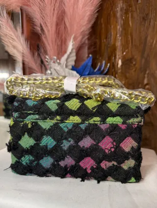 Bolso Kurt Geiger multicolor con flecos