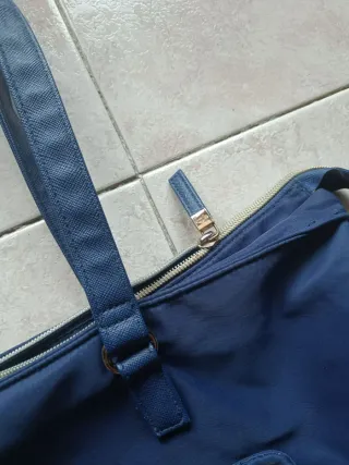 Borsa tote blu navy CARPISA capiente