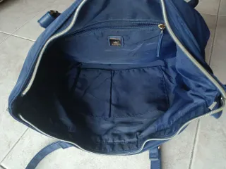 Borsa tote blu navy CARPISA capiente
