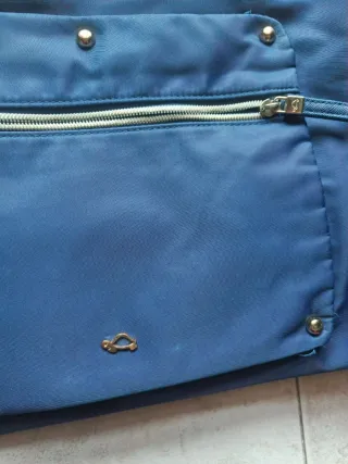 Borsa tote blu navy CARPISA capiente