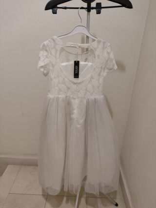 Vestido menina comunhão/cerimónia branco