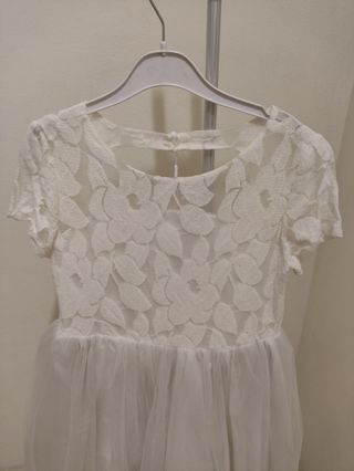 Vestido menina comunhão/cerimónia branco