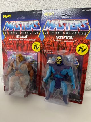 MOTU MASTERS DEL UNIVERSO HE-MAN + SKELETOR NUEVOS