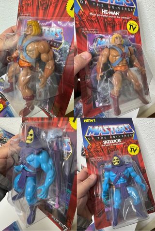 MOTU MASTERS DEL UNIVERSO HE-MAN + SKELETOR NUEVOS