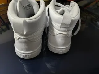 Tênis Puma Caven 2.0 Mid Branco-Prateado