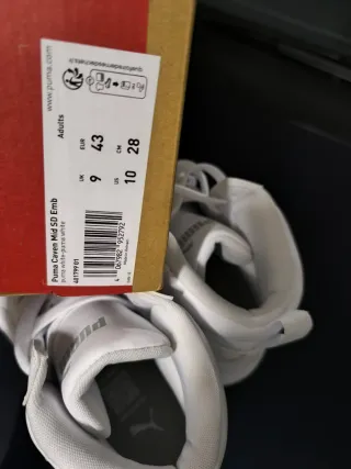 Tênis Puma Caven 2.0 Mid Branco-Prateado