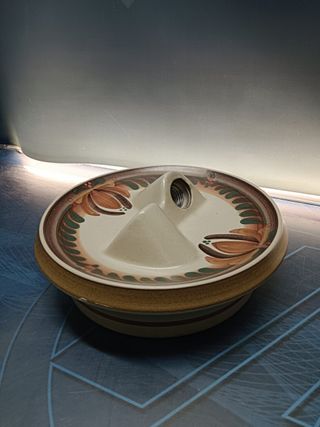 Precioso plafón,  lámpara de cerámica de Porta Celi , ceramica Valencia