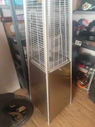 Estufa de Gas Hostelería Plata/Blanca