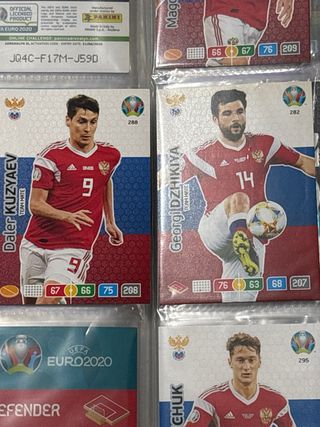 Set figurine calcio Russia Euro 2020