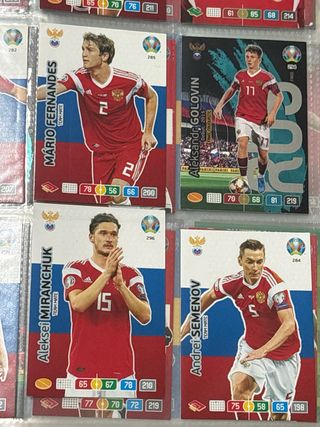 Set figurine calcio Russia Euro 2020