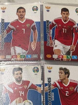 Set figurine calcio Russia Euro 2020