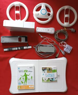Nintendo Wii con Accesorios y Juegos