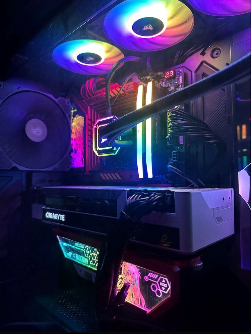 Placa Base Asus ROG + Caja PC EVA 02 afbeelding 4