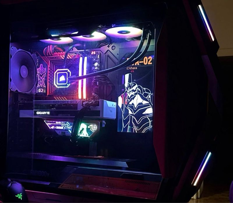 Placa Base Asus ROG + Caja PC EVA 02 afbeelding 5