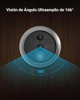 Mirilla digital de puerta con pantalla táctil