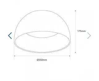 Lámpara techo LED CCT 12W ø35cm