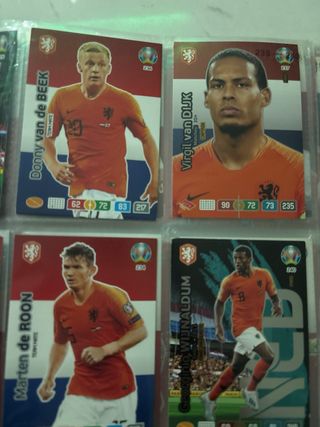 Set figurine calciatori Panini 2020 Netherlands