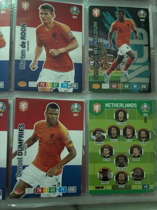Set figurine calciatori Panini 2020 Netherlands