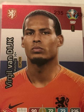 Set figurine calciatori Panini 2020 Netherlands