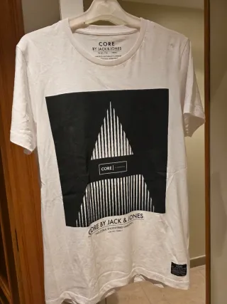 Camiseta Jack & Jones Blanca Talla M