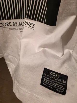 Camiseta Jack & Jones Blanca Talla M