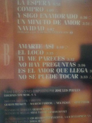 Vinilo Perales La Espera