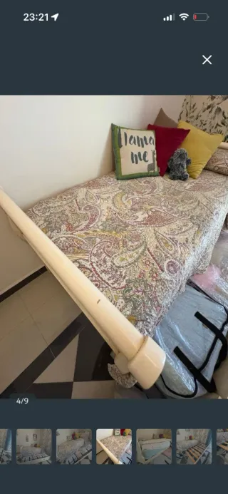 Cama nido madera beig