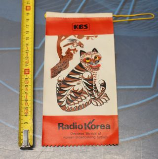 Banderines Radio Corea del Norte y del Sur.