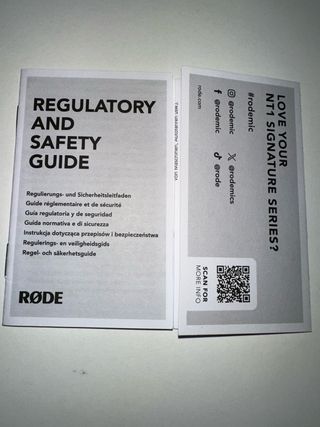 Kit Micrófono RØDE NT1 Signature Series