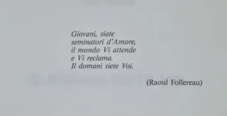 Il domani siete voi di Raoul Follereau