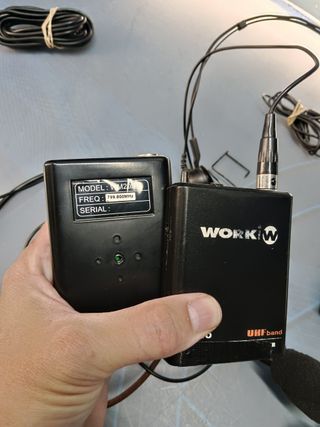 Work WRD 250, sistema inalámbrico monocanal Diversity para la banda UHF.