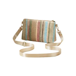 Borsa donna a tracolla multicolore