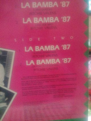 Vinilo La Bamba '87 Ritchie Valens