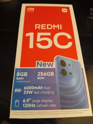 Xiaomi Redmi 15C 256GB Azul