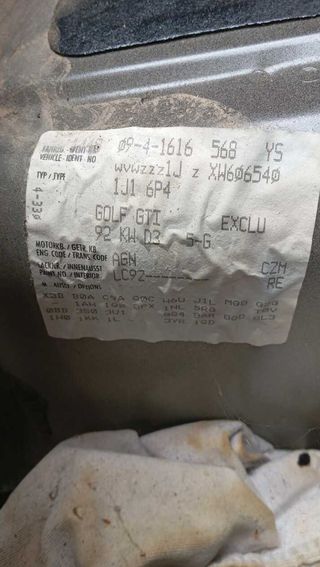 Paragolpes volkswagen golf iv berlina (1j1) 349186