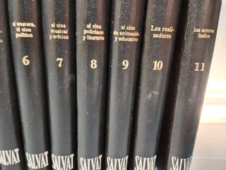 ENCICLOPEDIA. EL CINE. SALVAT. COMPLETA. 11 TOMOS  buen estado