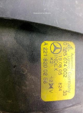 Mercedes benz 20245795 faro a2218200256 clase s